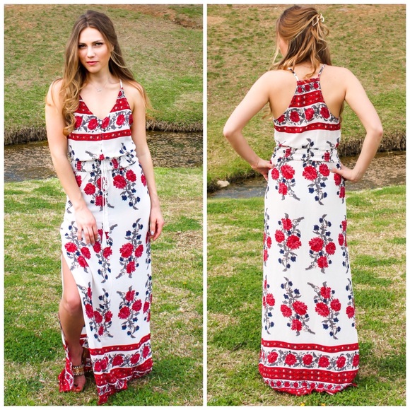 Dresses & Skirts - Print Maxi Dress